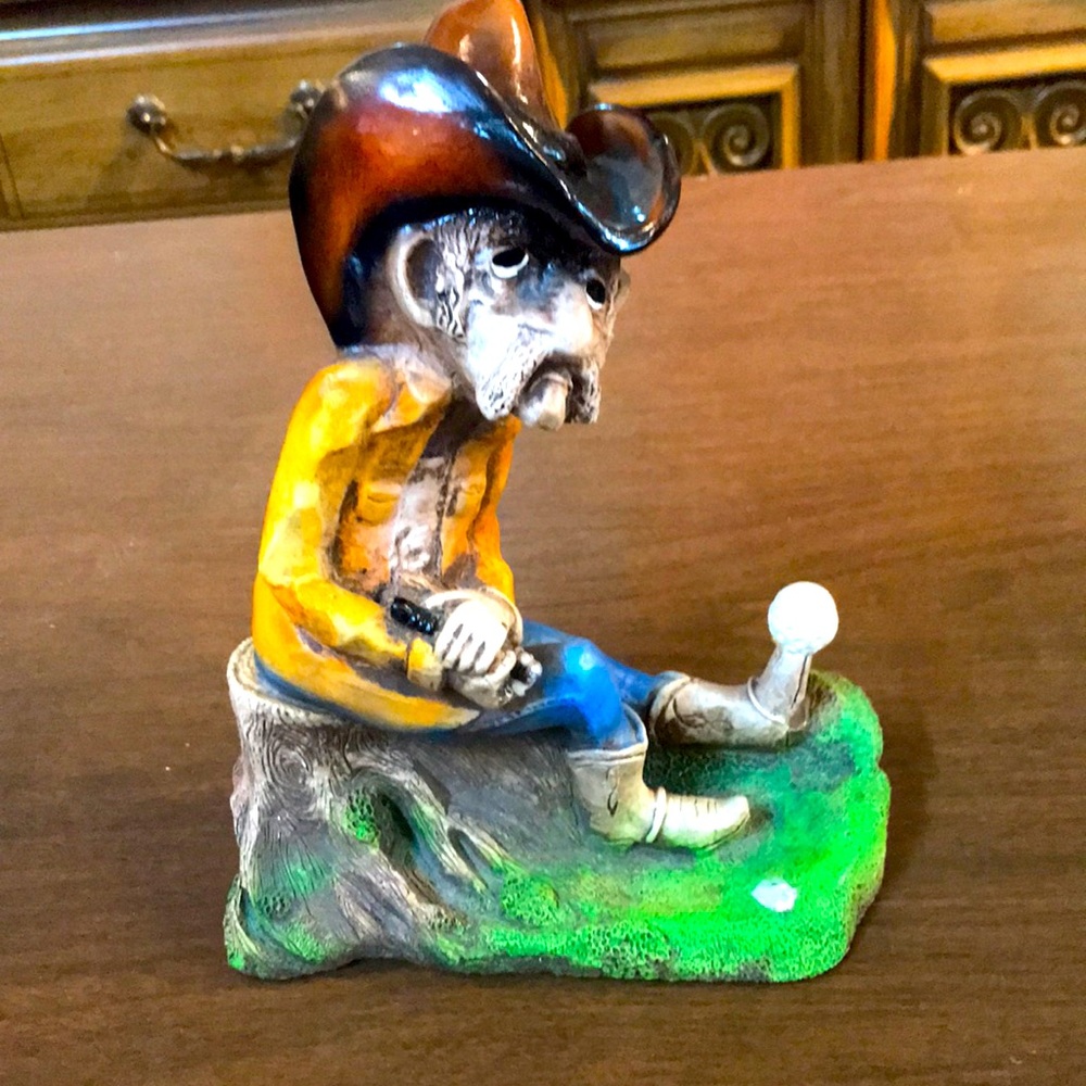 Shade tree Creations Inc Cowboy as a golf tee